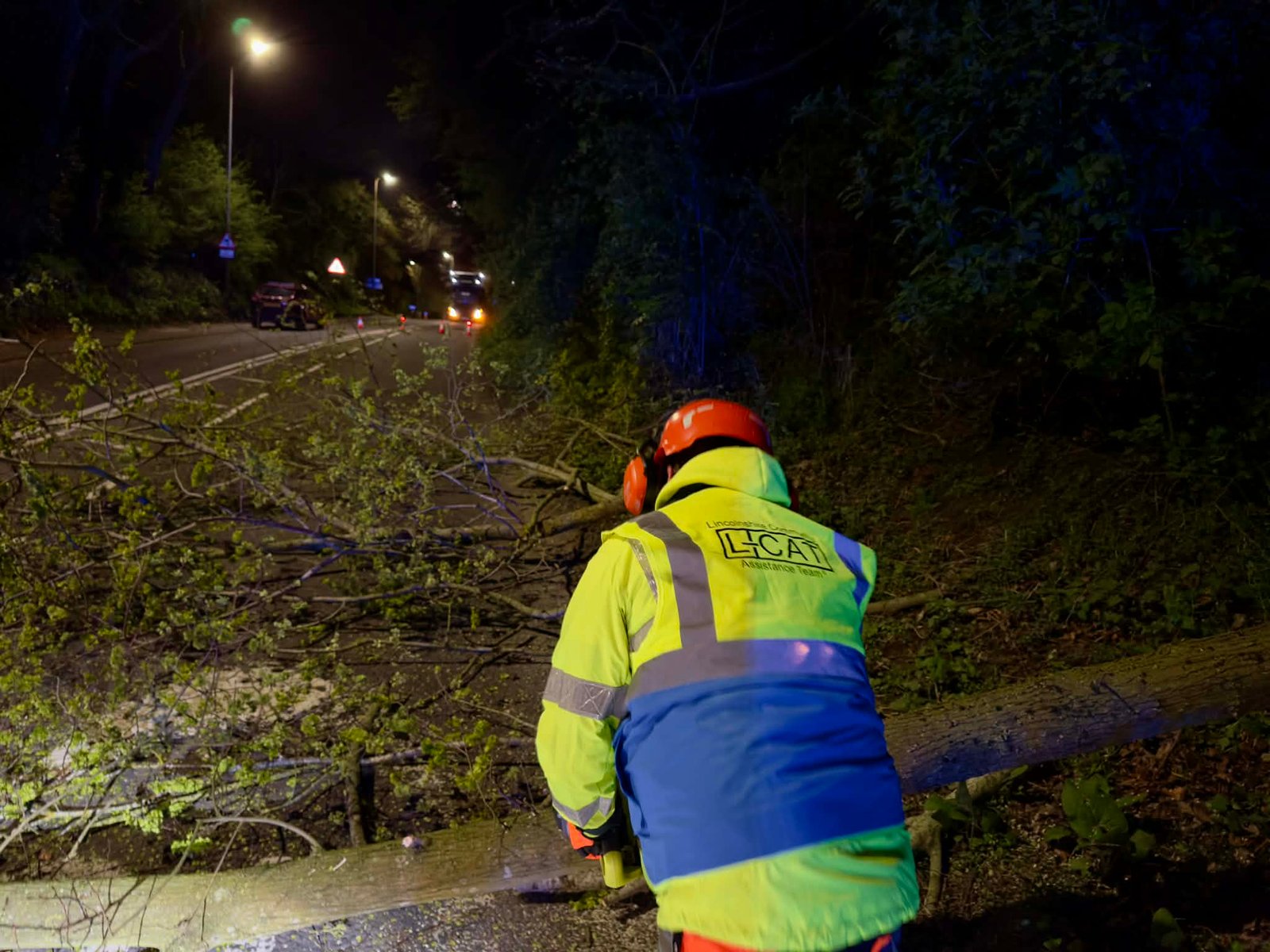L-CAT Volunteers Respond to Storm Dave, clearing Major Routes across Lincolnshire